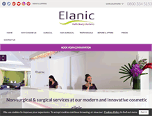 Tablet Screenshot of elanic.co.uk